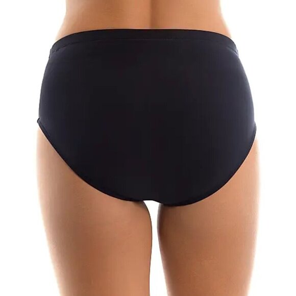 Magicsuit by Miraclesuit Solid Basic Pant Swimsuit Bottom, Black - Picture 3 of 3